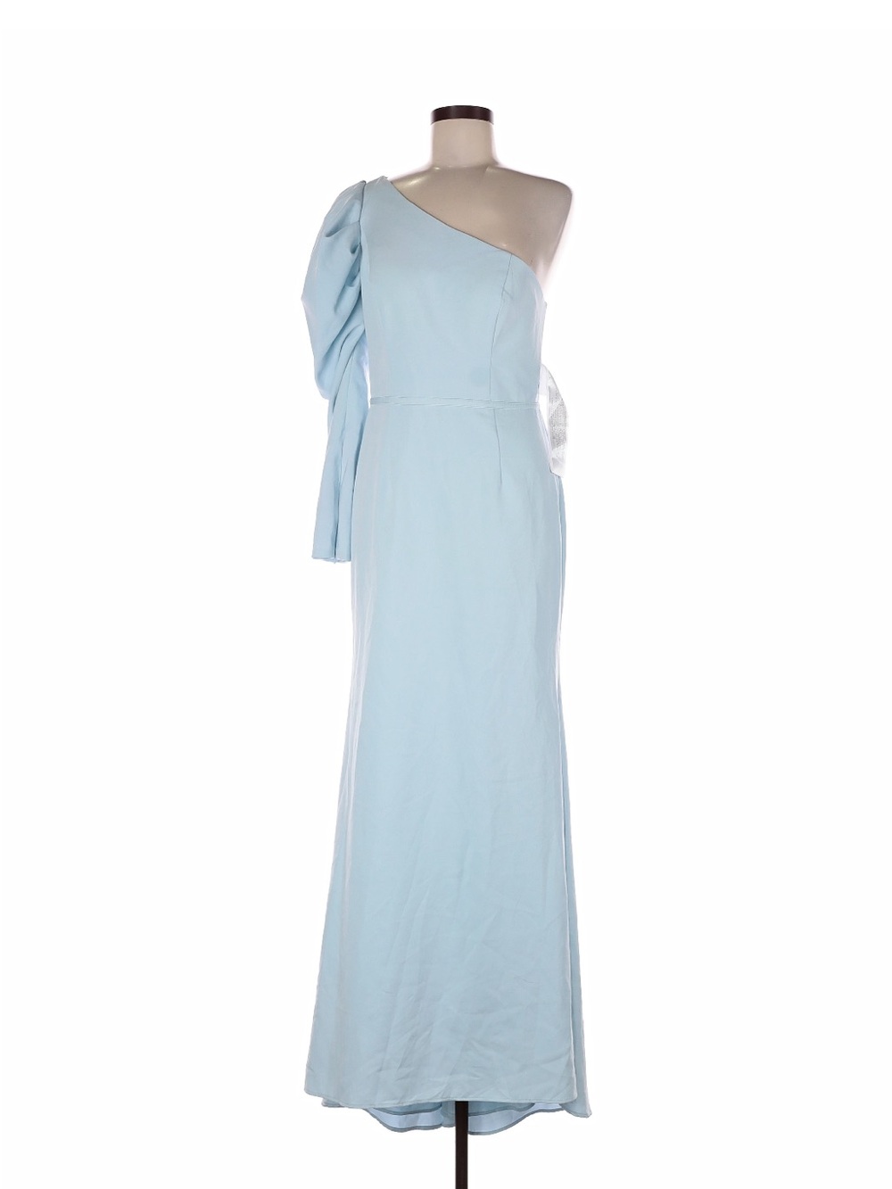 Mac Duggal One-Shoulder Light Blue Evening Gown - Picture 14 of 16